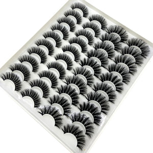 20 Pairs 18-25 mm 3d Mink Lashes