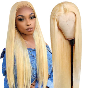 Blonde Lace Front Wig Human Hair