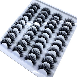 20 Pairs 18-25 mm 3d Mink Lashes