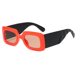 Rectangle Sunglasses Women Vintage