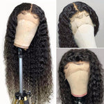 Load image into Gallery viewer, HD Transparent Deep Wave Lace Frontal Wig Curly Human Hair
