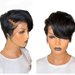 Human Hair Wigs Short Straight Bob Wig