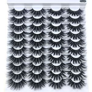 20 Pairs 18-25 mm 3d Mink Lashes