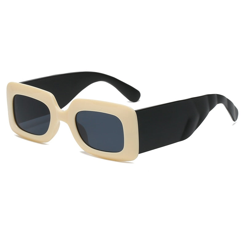 Rectangle Sunglasses Women Vintage