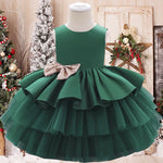 Load image into Gallery viewer, Summer Sequin Big Bow Baby Girl Dress
