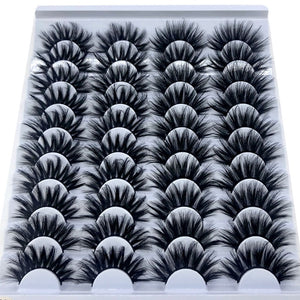 20 Pairs 18-25 mm 3d Mink Lashes