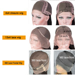 Load image into Gallery viewer, Lace Wig Human Hair Pre Plucked /Curly Deep Water Wave Lace Front Wig
