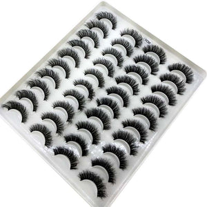 20 Pairs 18-25 mm 3d Mink Lashes