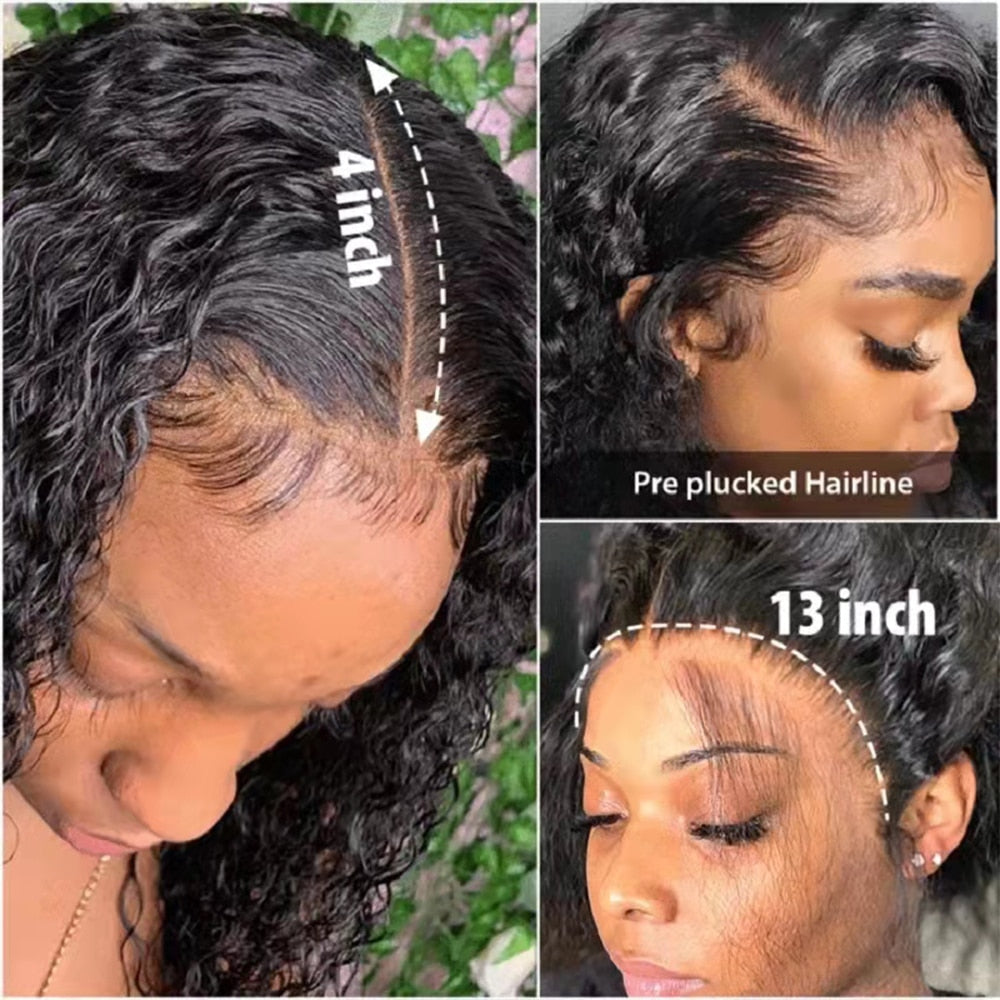 Loose Deep Wave HD Frontal Wigs Curly