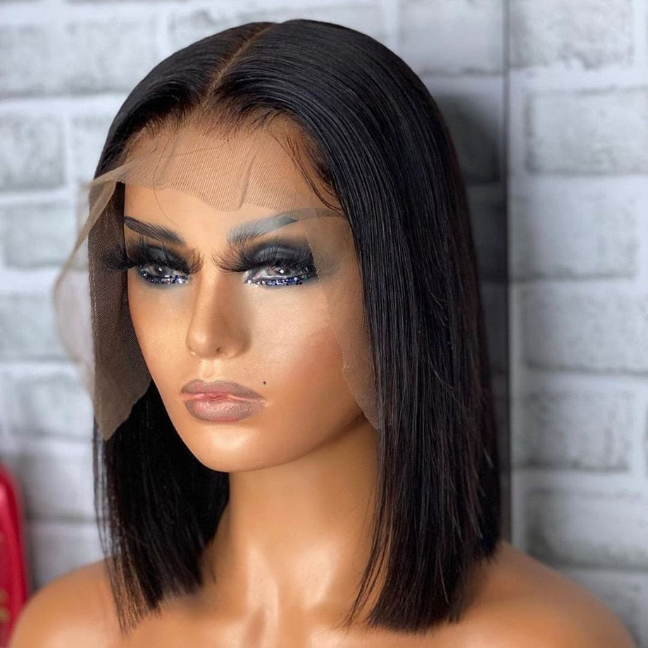 Short Bob Wig Lace Front Human Hair Wigs