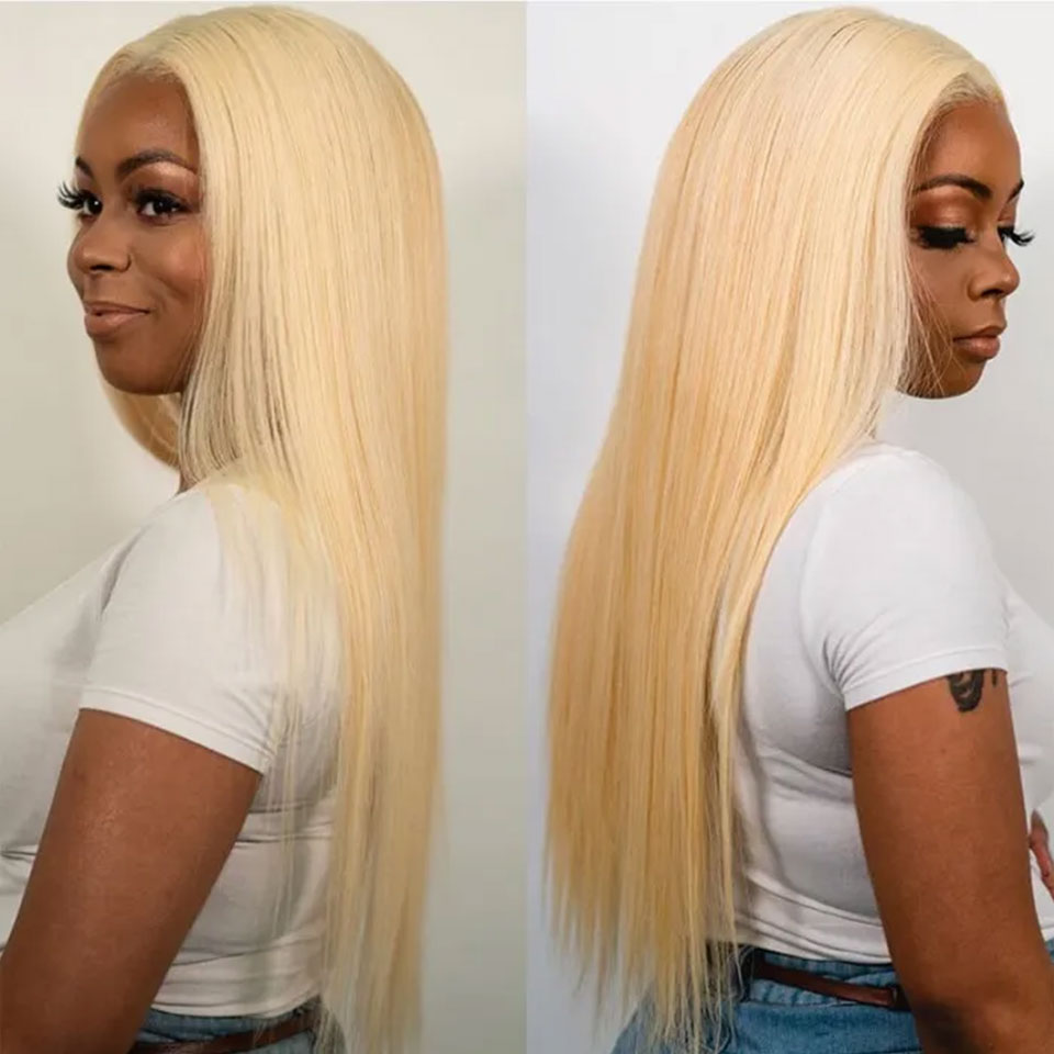 Blonde Lace Front Wig Human Hair