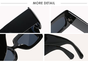 Rectangle Sunglasses Women Vintage