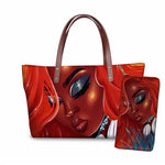 Load image into Gallery viewer, Handbag With Matching Wallet 2pc/set
