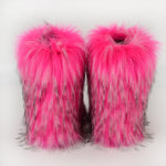 Load image into Gallery viewer, Winter Fluffy Faux Fox Fur Boots
