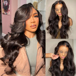 Load image into Gallery viewer, 13X4 Body Wave Wig Hd Transparent Lace Frontal Wig Human Hair Pre Plucked
