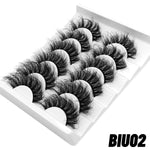 Load image into Gallery viewer, False Eyelashes Cat-Eye Fluffy Faux Mink Lashes 8D
