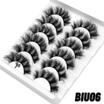 Load image into Gallery viewer, False Eyelashes Cat-Eye Fluffy Faux Mink Lashes 8D
