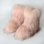 Load image into Gallery viewer, Winter Fluffy Faux Fox Fur Boots
