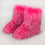 Load image into Gallery viewer, Winter Fluffy Faux Fox Fur Boots
