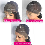 Load image into Gallery viewer, Lace Wig Human Hair Pre Plucked /Curly Deep Water Wave Lace Front Wig
