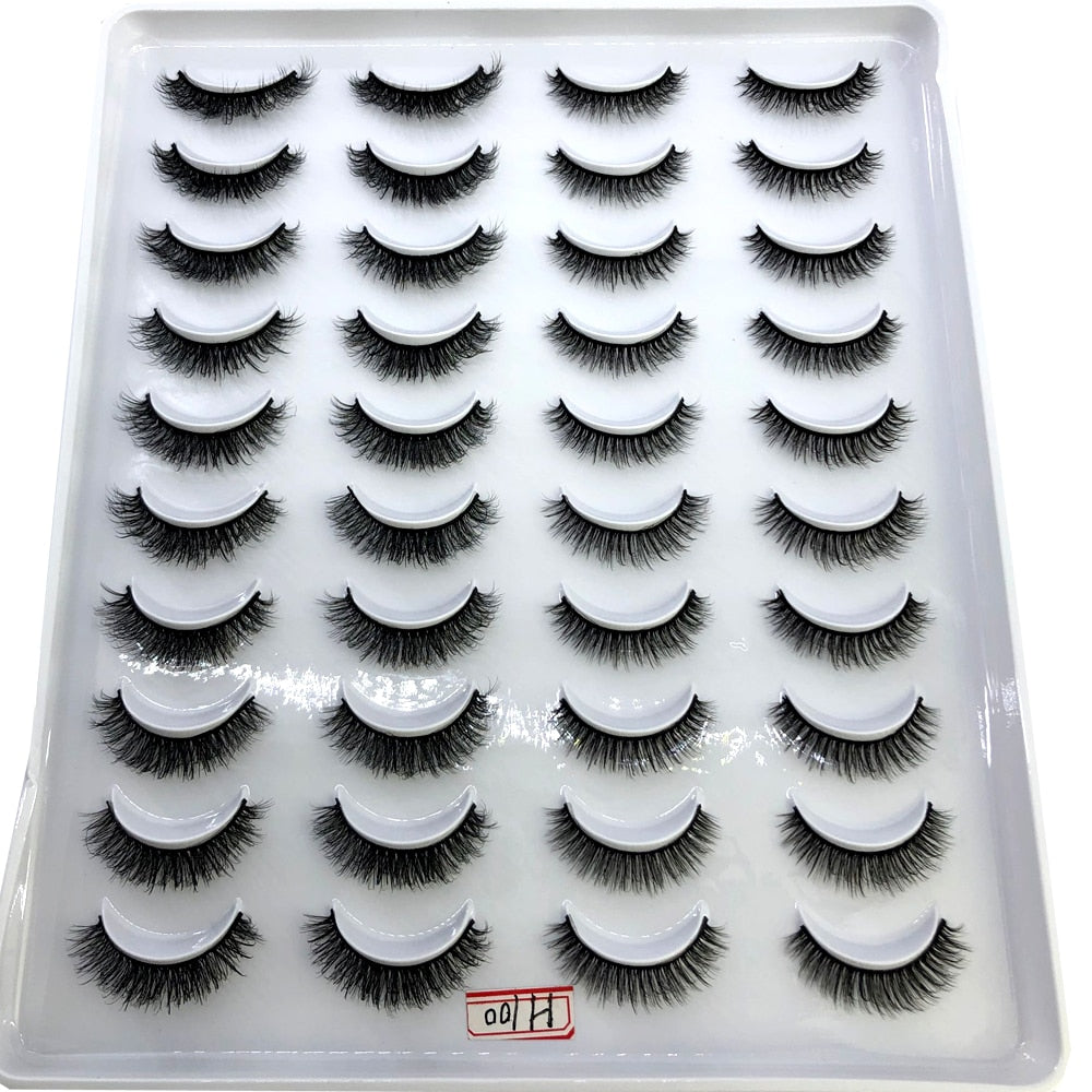 20 Pairs 18-25 mm 3d Mink Lashes