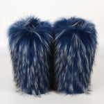 Load image into Gallery viewer, Winter Fluffy Faux Fox Fur Boots
