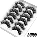 Load image into Gallery viewer, False Eyelashes Cat-Eye Fluffy Faux Mink Lashes 8D
