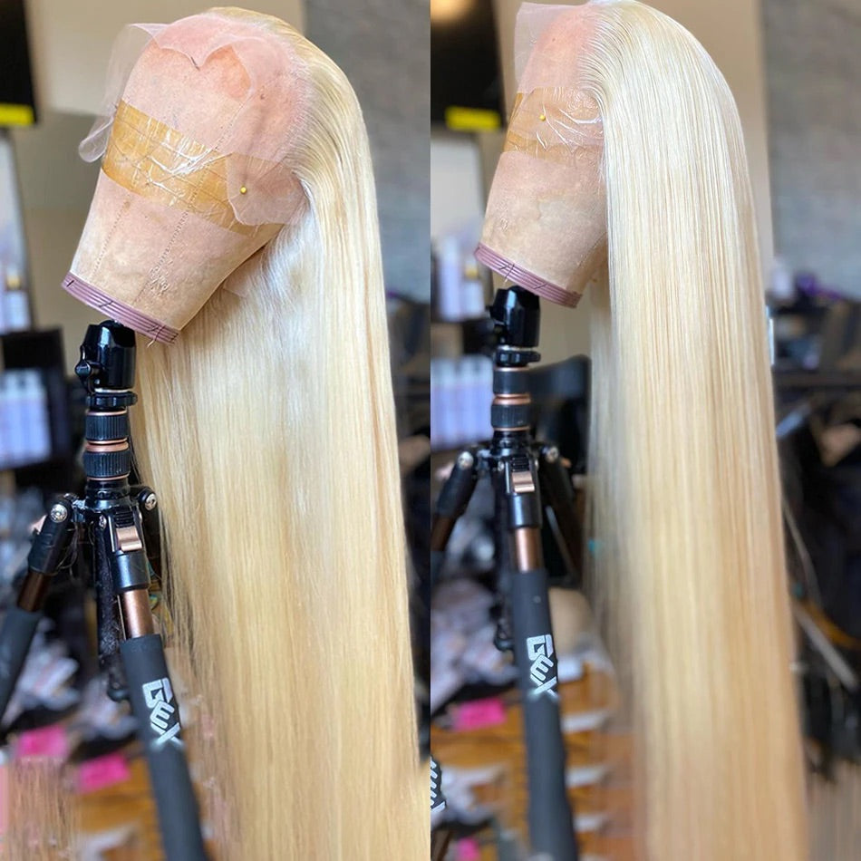 613 Honey Blonde Lace Front Wig Human Hair