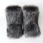 Load image into Gallery viewer, Winter Fluffy Faux Fox Fur Boots
