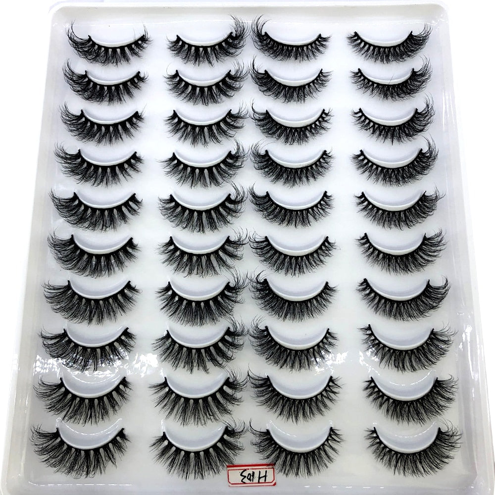 20 Pairs 18-25 mm 3d Mink Lashes