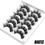 Load image into Gallery viewer, False Eyelashes Cat-Eye Fluffy Faux Mink Lashes 8D
