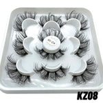 Load image into Gallery viewer, False Eyelashes Cat-Eye Fluffy Faux Mink Lashes 8D
