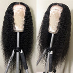 Load image into Gallery viewer, HD Transparent Deep Wave Lace Frontal Wig Curly Human Hair
