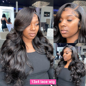 Body Wave 360 Full Lace Wig Human Hair Pre Plucked