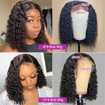 Load image into Gallery viewer, Jerry Curly Short Bob Wigs Lace Frontal Human Hair Wigs
