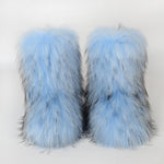 Load image into Gallery viewer, Winter Fluffy Faux Fox Fur Boots
