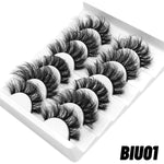 Load image into Gallery viewer, False Eyelashes Cat-Eye Fluffy Faux Mink Lashes 8D
