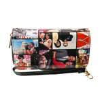 Load image into Gallery viewer, Magazine Print Wallet Wristlet
