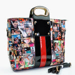 Load image into Gallery viewer, Obama Magazine Print Handbag
