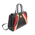 Load image into Gallery viewer, Black Stripe Tiger Handbag
