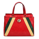 Load image into Gallery viewer, Red Stripe Tiger Handbag
