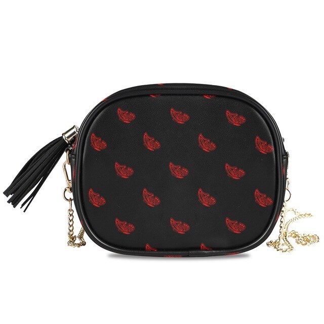 Butterfly Designer Fashion Leather Zipper Crossbody Bags