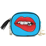 Load image into Gallery viewer, Chain bags for Woman! Sexy Red Lips High Quality Fashion PU Leather.
