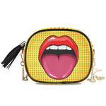 Load image into Gallery viewer, Chain bags for Woman! Sexy Red Lips High Quality Fashion PU Leather.
