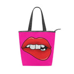 Load image into Gallery viewer, Tote Bags Shoulder Cloth Shopping Bag Eco Sexy red lips Female.
