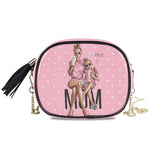 Load image into Gallery viewer, Bag Handbag Chain Super Mama Mom Girls Crossbody Bag.
