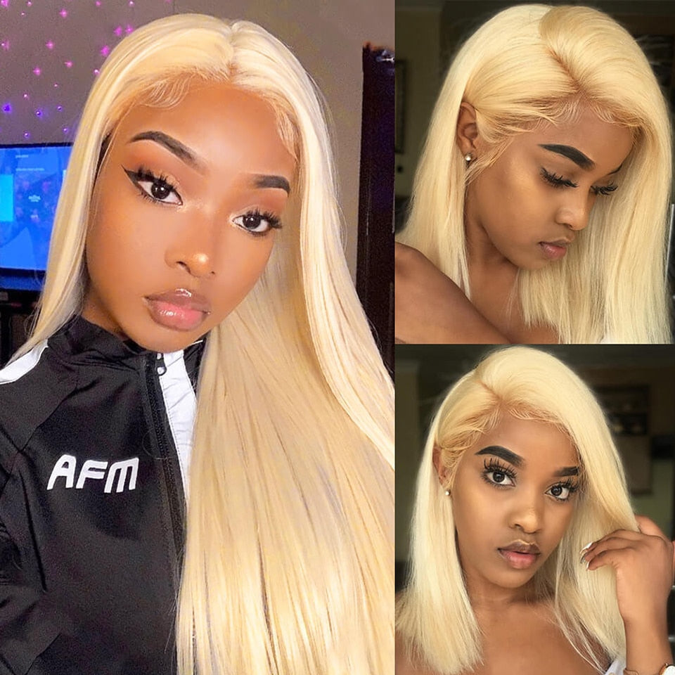 613 Honey Blonde Lace Front Wig Human Hair