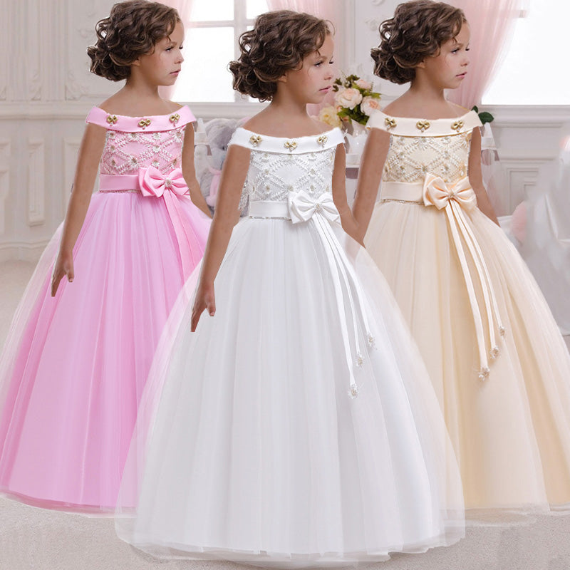 Princess Dress For Girls Flower Ball