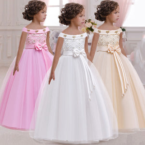 Princess Dress For Girls Flower Ball