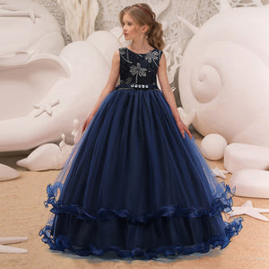 Princess Dress For Girls Flower Ball